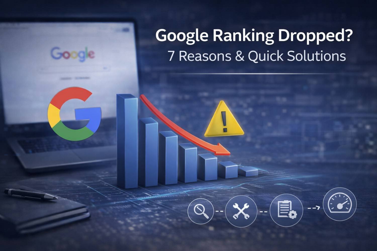 google ranking dropped